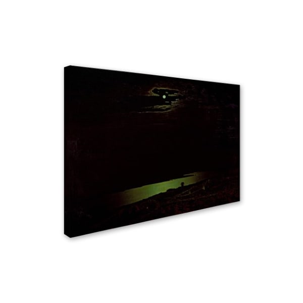 Kuindzhi 'Moonlit Night On The Dniepr' Canvas Art,14x19